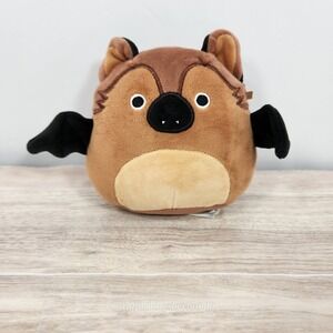 Original Squishmallows 5" Mario The German Shepherd With‎ Bat Wings